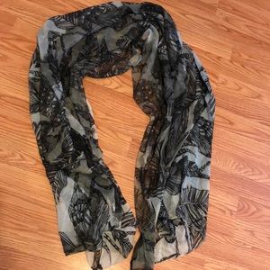 Multicolor blue scarf